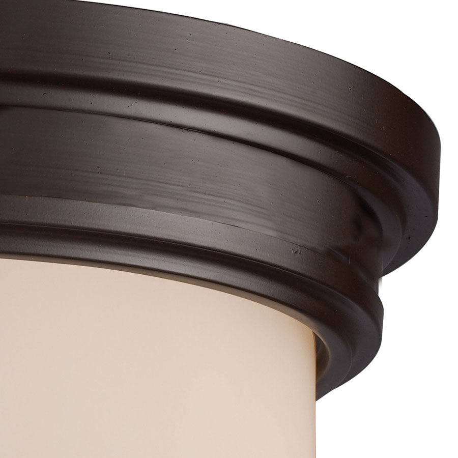Flush Mount 2-Light in Oiled Bronze30