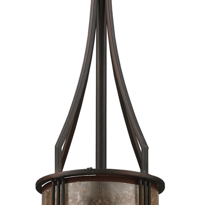 Barringer 1-Light Mini Pendant and Tan Mica Shade
