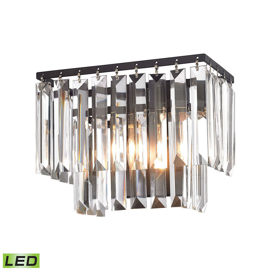 Palacial 1 Light LED Vanity in Oil Rubbed Bronze