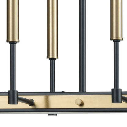 Livingston 10 Billiard/Island Matte Black/Satin Brass