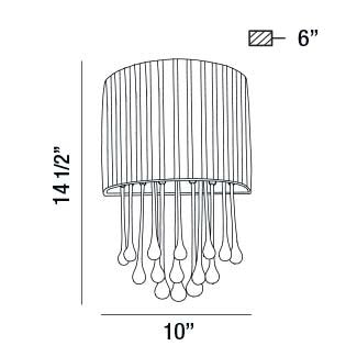 Penchant 1-Light Wall Sconce