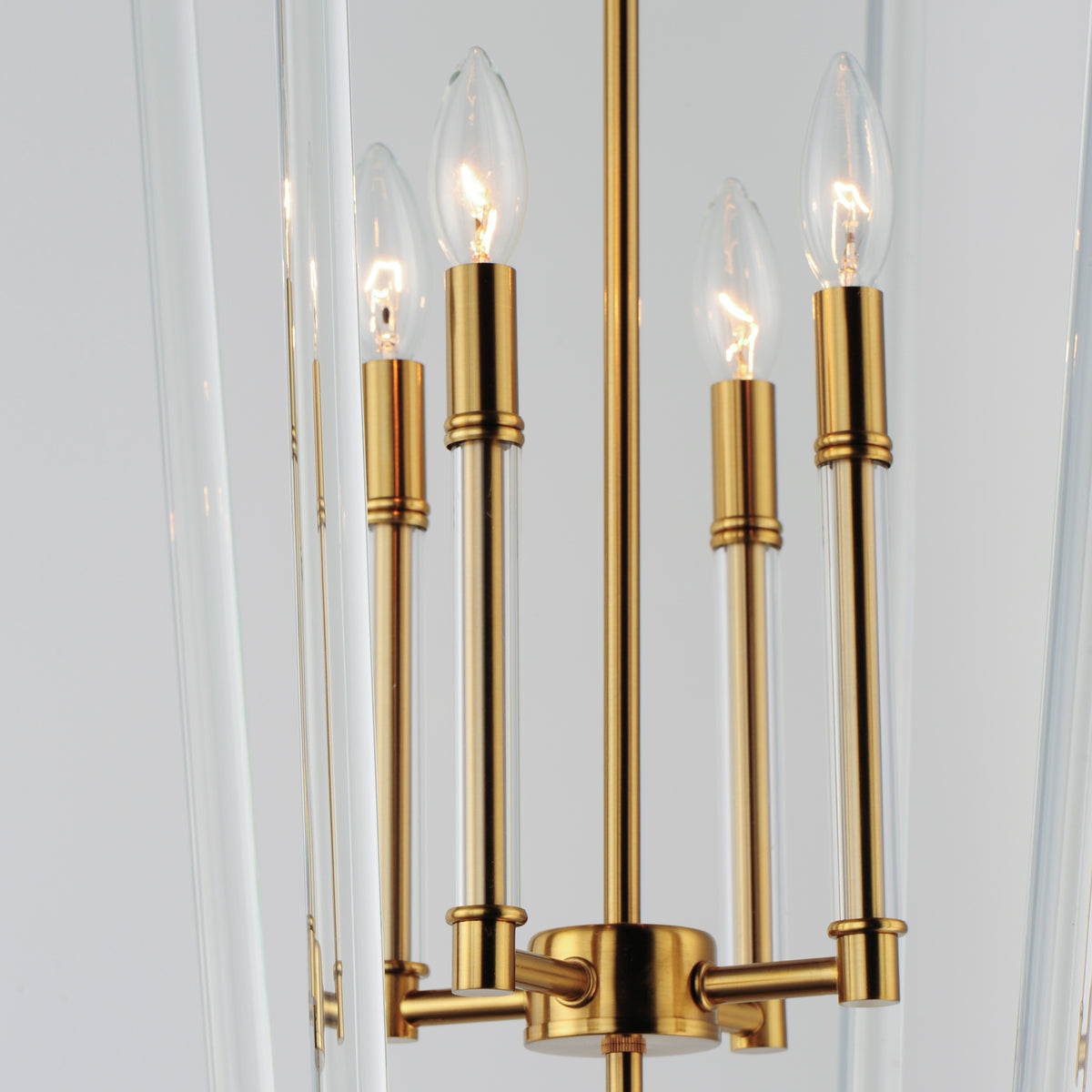GLASS ROD FOYER PENDANT