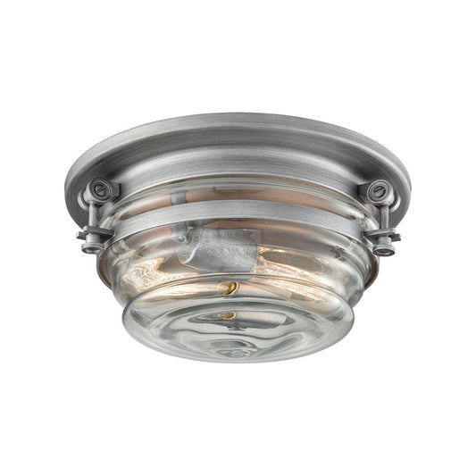 Riley 2 Flush Weathered Zinc