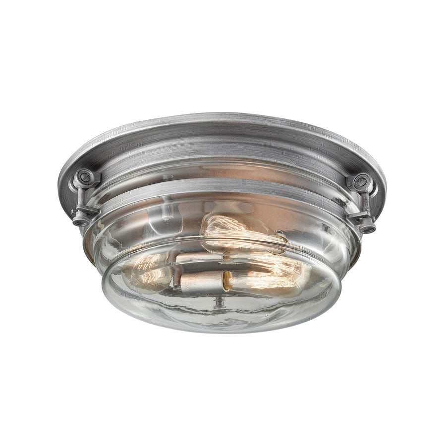Riley 3 Flush Weathered Zinc