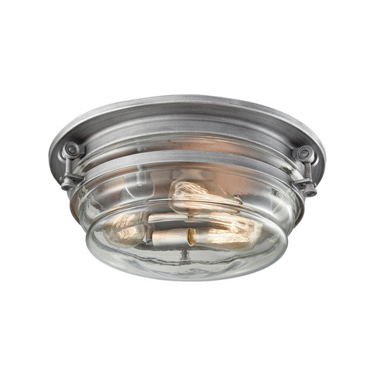 Riley 3 Flush Weathered Zinc