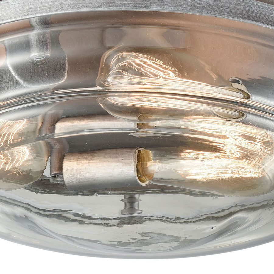 Riley 3 Flush Weathered Zinc