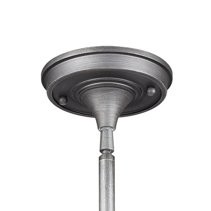 Briggs 2 Billiard/Island Weathered Zinc/Satin Nickel