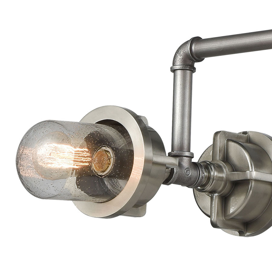Briggs 6 Billiard/Island Weathered Zinc/Satin Nickel