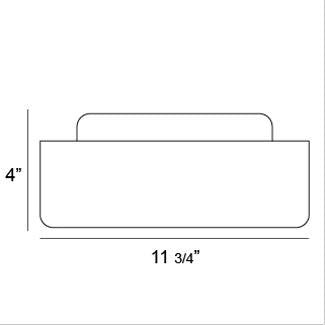 Amata 2-Light Flushmount