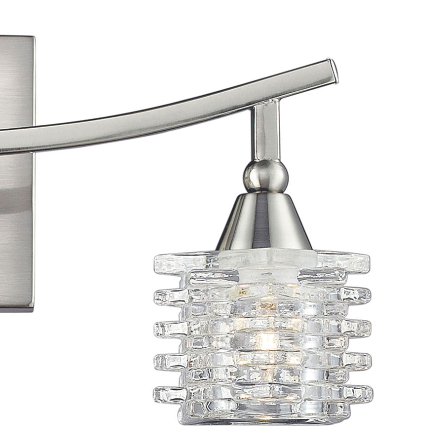 Matrix 3-Light Vanity in Satin Nickel