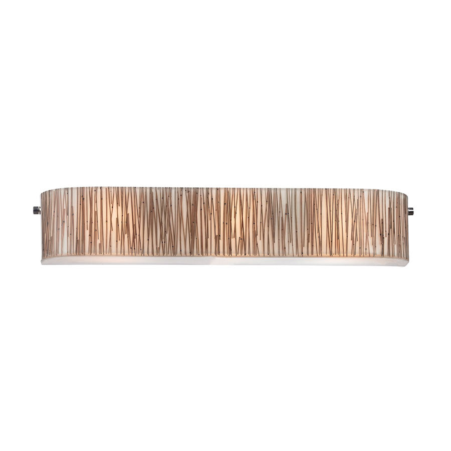 Modern Organics 3 Light Vanity in Polished Chrome
