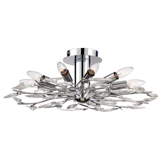 Felina 10-Light Semi-Flushmount
