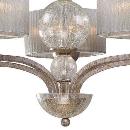Alexis 5-Light Chandelier in Antique Silver