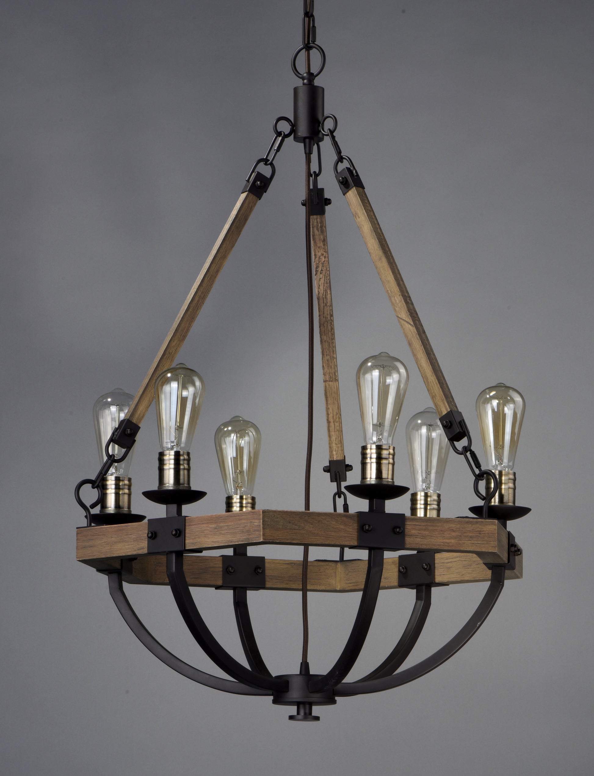 Lodge Small 6-Light Chandelier