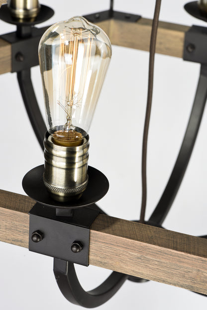 Lodge Small 6-Light Chandelier