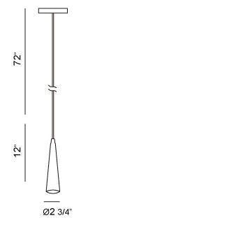 Sliver 1-Light Small Pendant
