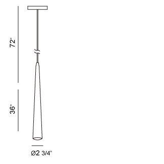 Sliver 1-Light Large Pendant