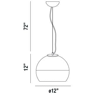 Chromos 1-Light Medium Pendant