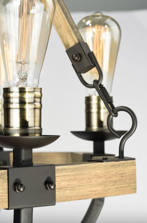 Lodge 8-Light Chandelier