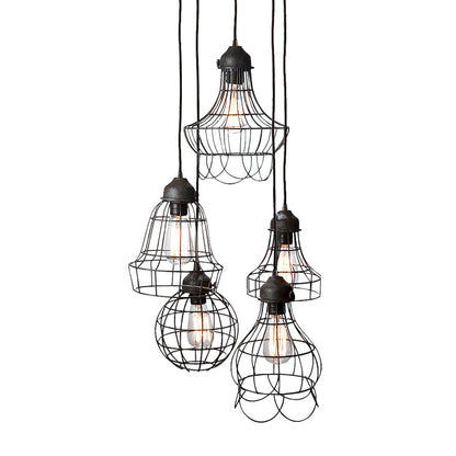 Wire Five Pendant Lamp