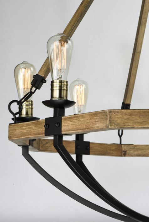 Lodge 8-Light Chandelier
