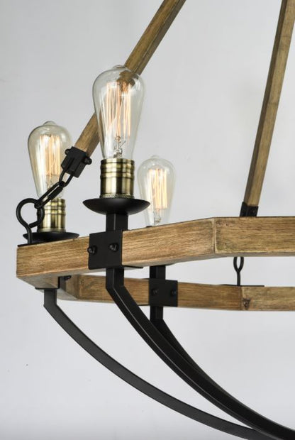 Lodge 8-Light Chandelier
