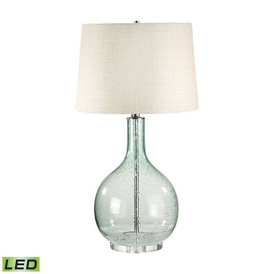 Green Seed Glass 28" LED Table Lamp