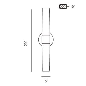 Vesper 2-Light Wall Sconce