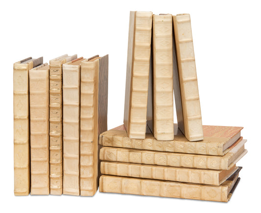 White Leather & Paper Bookss/24