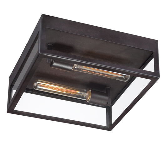 Retto 2-Light Outdoor Flushmount