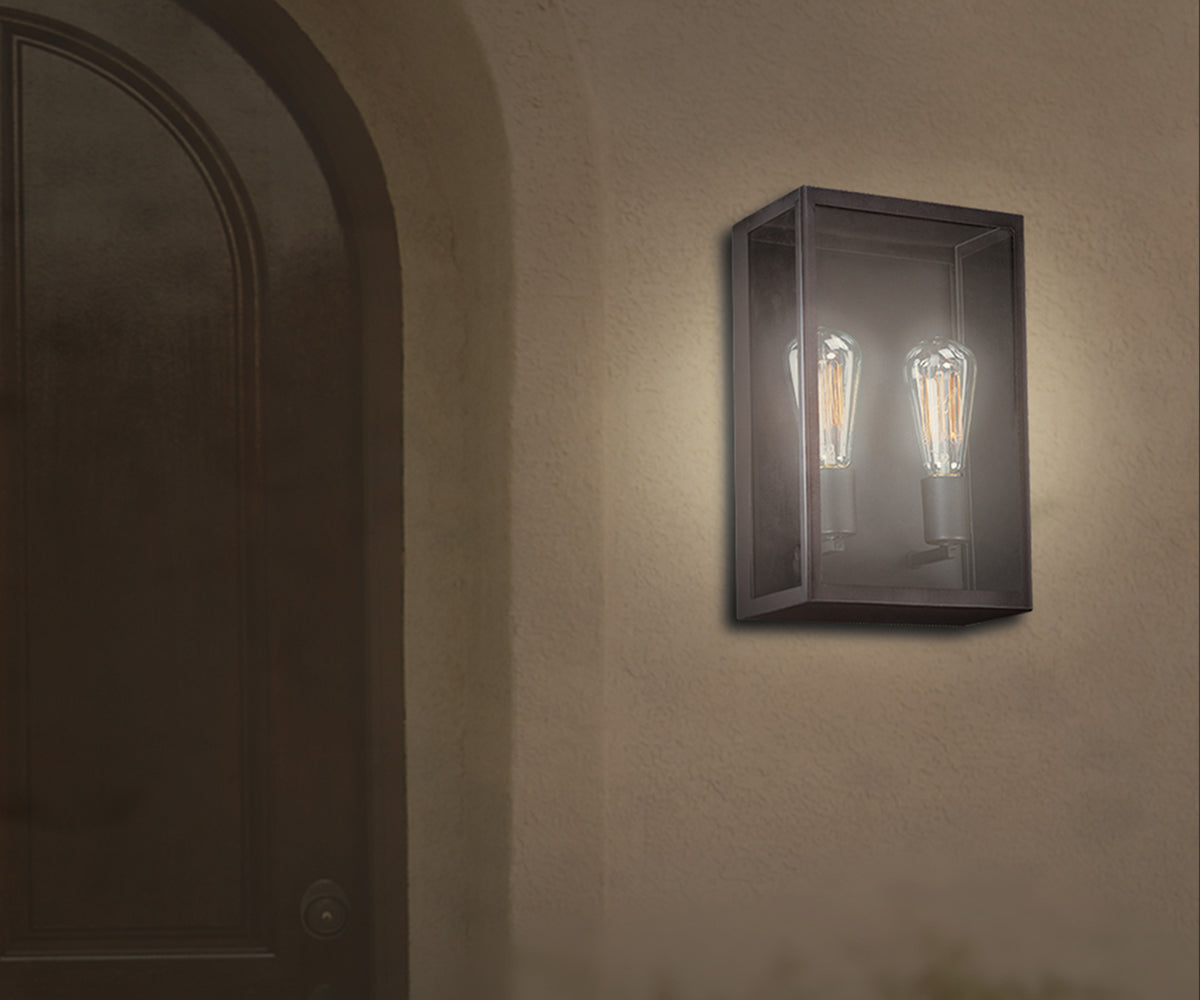 Retto 2-Light Outdoor Flushmount