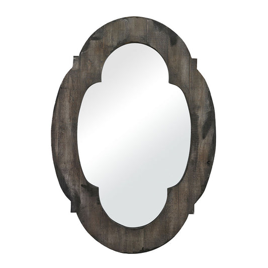 WOOD FRAMED MIRROR