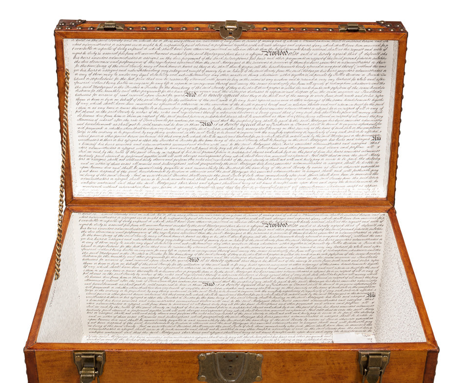 Abilene Leather Box W/Stand