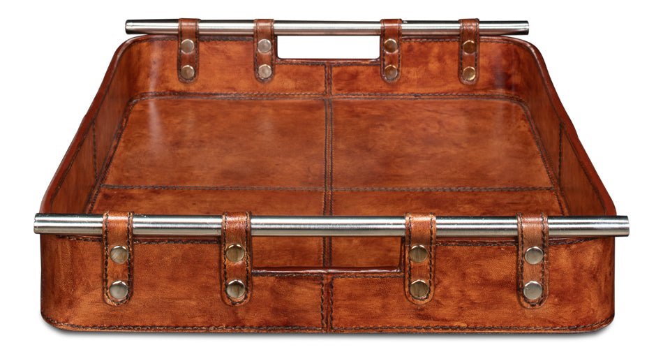 Safari Leather Tray