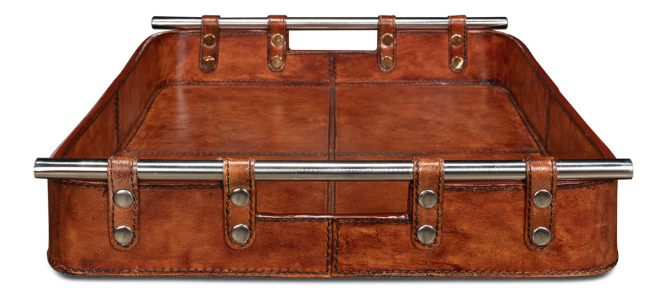 Safari Leather Tray
