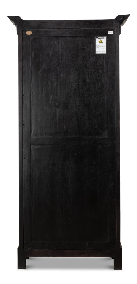 Bookcase In Ebony Finish