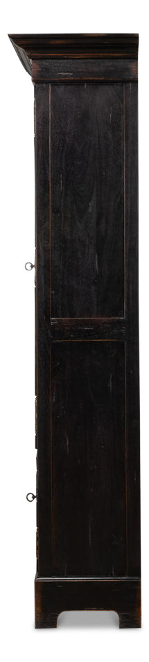 Bookcase In Ebony Finish