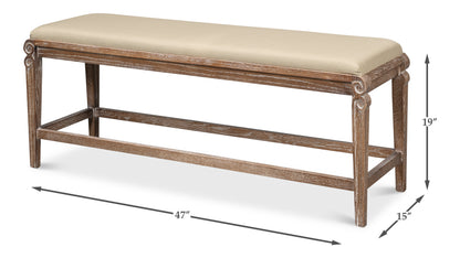 Smith Building Parlor Bench