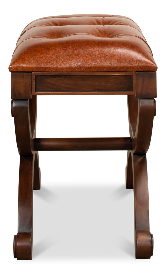 Empire Stool W/Leather