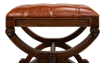 Empire Stool W/Leather