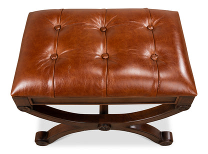 Empire Stool W/Leather