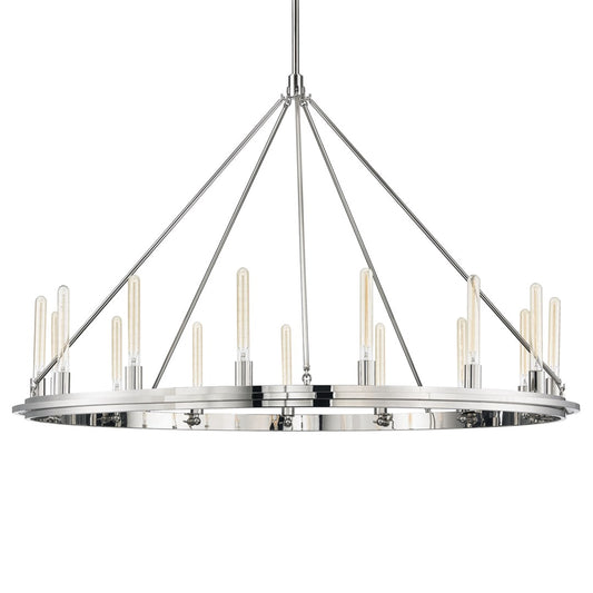CHAMBERS 58" ROUND 15 LIGHT CHANDELIER