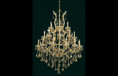 Maria Theresa Collection Chandelier Gold Finish 28Lt