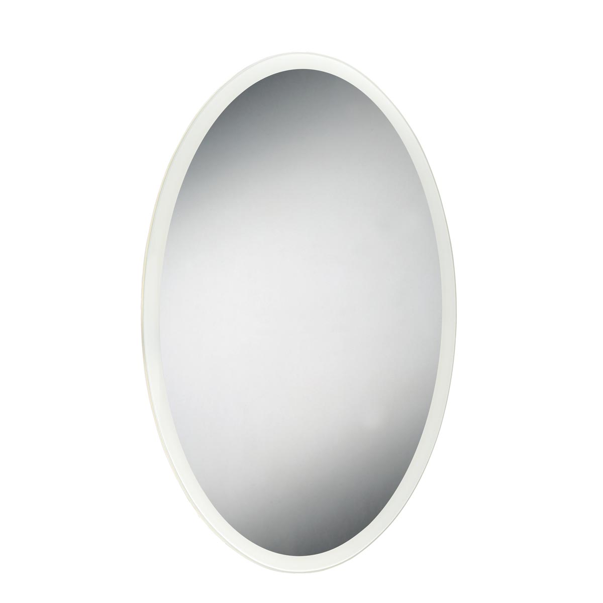 Oval Edge-Lit LED Mirror