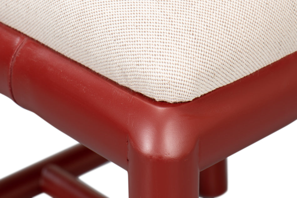 Brighton Bamboo Side Chair Red