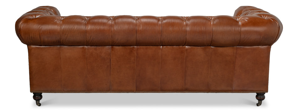 Castered Chesterfield Sofa