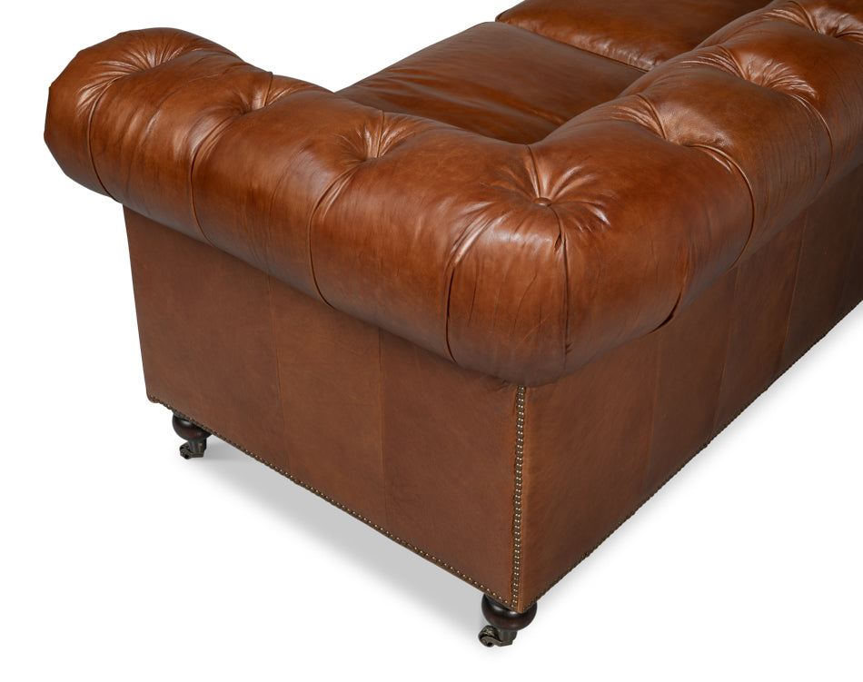 Castered Chesterfield Sofa