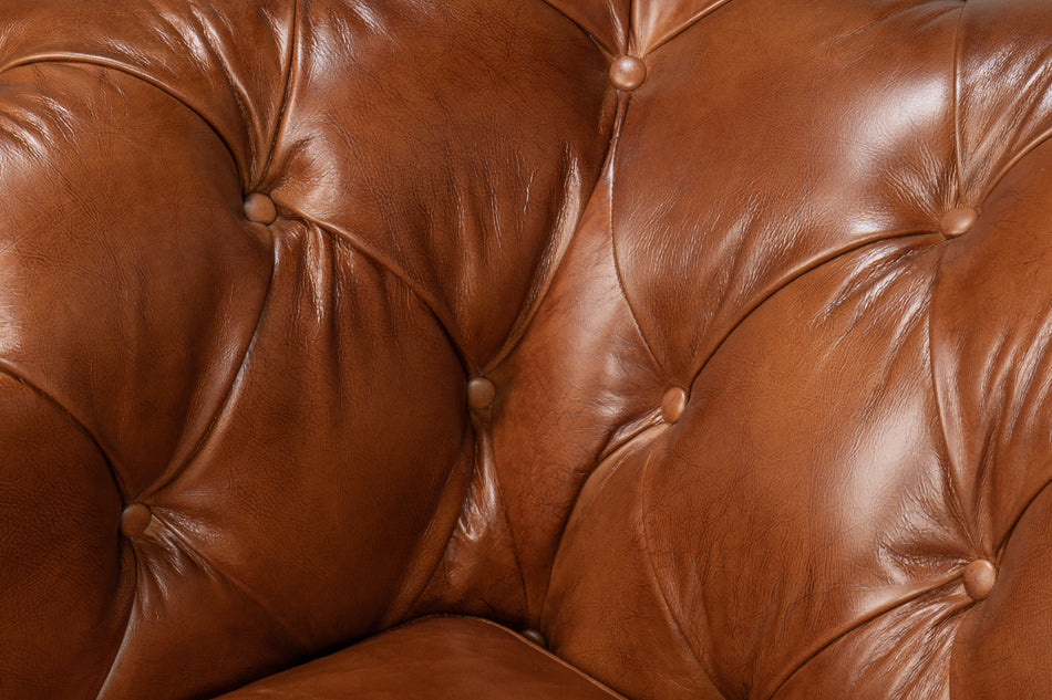 Castered Chesterfield Sofa