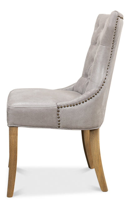 Sophie Side Chairgray Leather