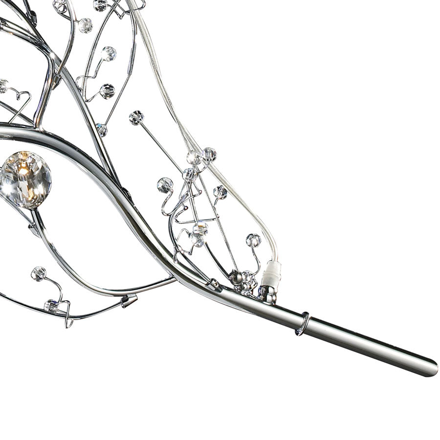 Viviana Collection 10-Light Chandelier in Chrome